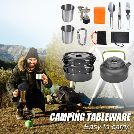 Lightweight Aluminum Camping Cookware Kit