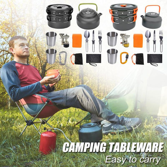 Lightweight Aluminum Camping Cookware Kit