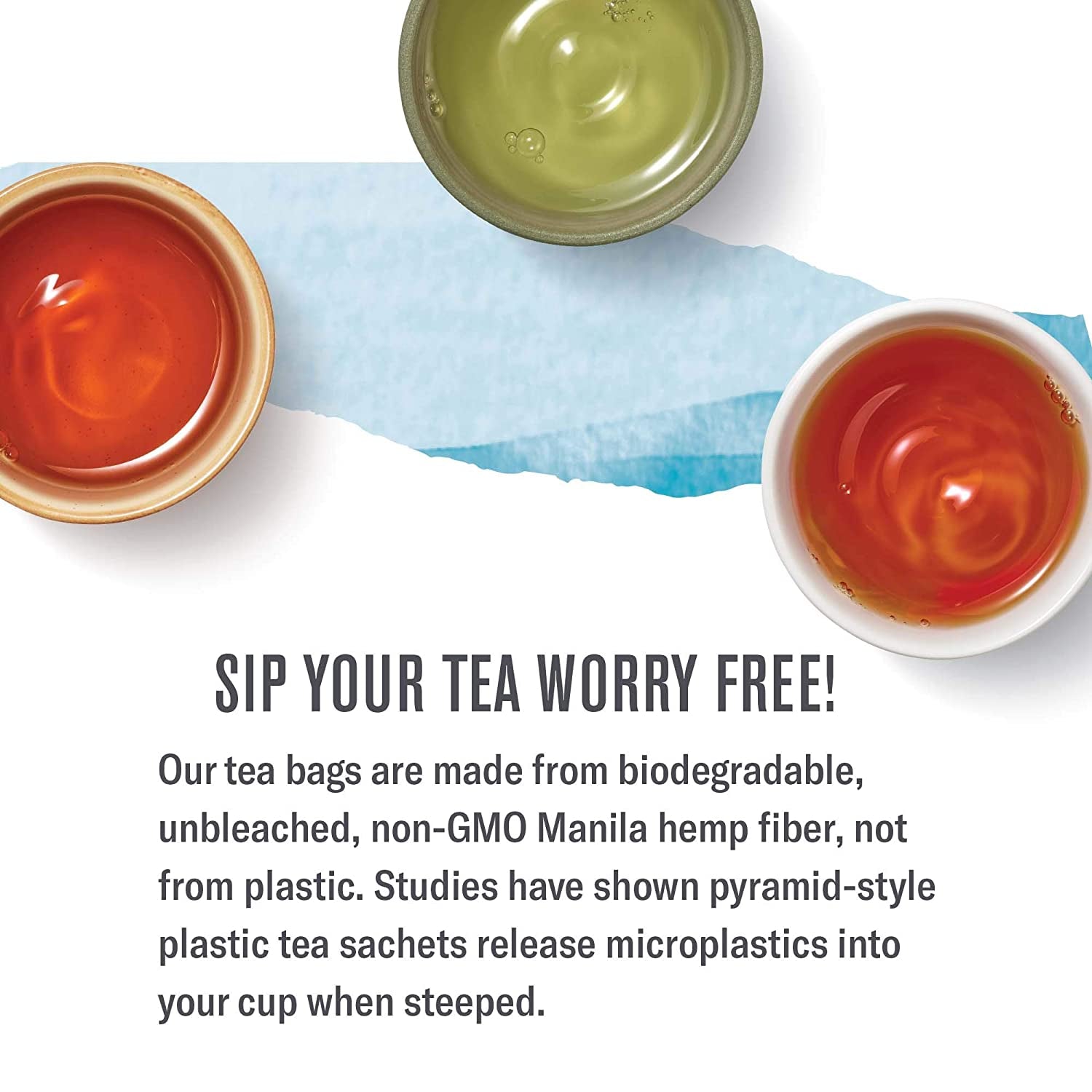 Organic Tea World of Tea Gift Set, 45 Tea Bags, Fair Trade Black, Green, Maté, Rooibos & Herbal Tea Sampler